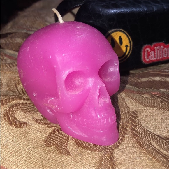Other - 💀Pink skull candle💀